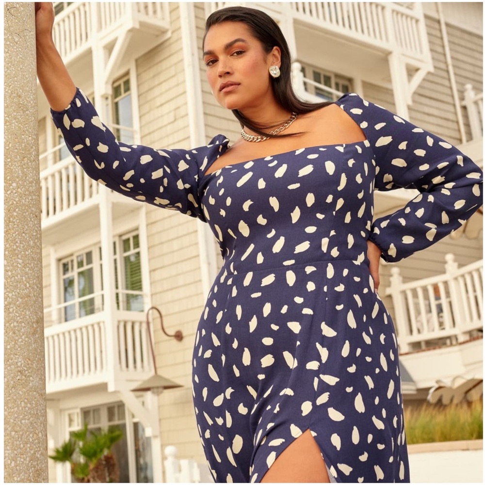 REFORMATION Sigmund Dress - Splatter